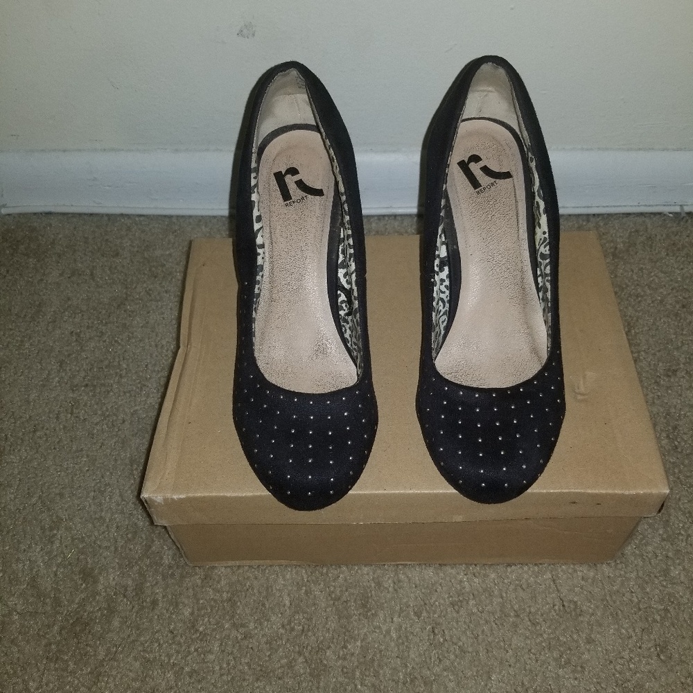 Black Wedge Shoe